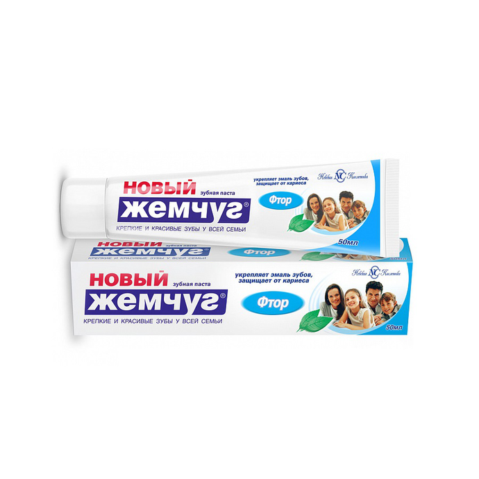 З/п Новый Жемчуг 75 мл. Фтор 6*36