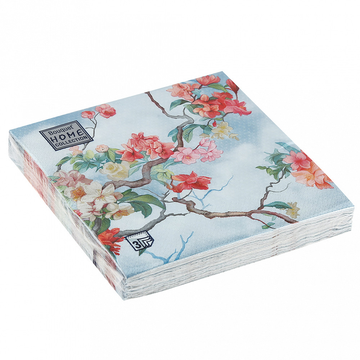 Салфетки бумажные декоративные 33*33, 3сл, 20л Bouquet Home Collection "Весеннее цветение "/12
