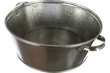 Таз оцинк. стандарт круглый 13 л.