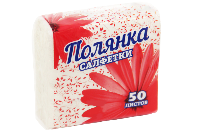 Салфетка Comfy Полянка белая 50 л./40