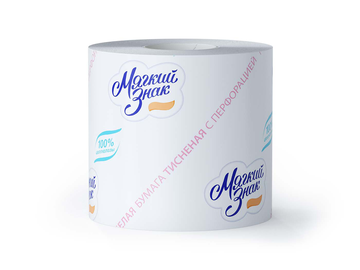 Туалетная бумага Мягкий знак 1-сл. 1 рул./вл.72 С28