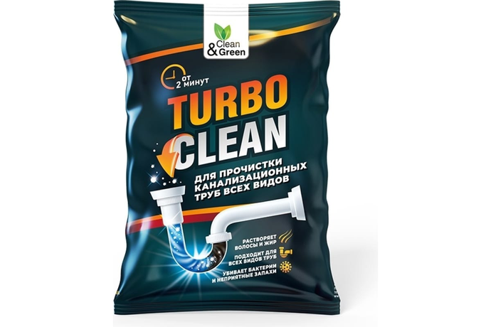 Средство для прочистки канализационных труб (щелочное, пакет) 70гр