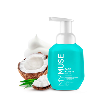 Мусс для умывания для сухой и чувствительной кожи GRASS 300 мл/вл.4, 145019