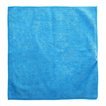 Салфетка из микрофибры 29х29 200 пл голубая