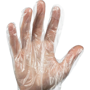 Перчатки полиэтиленовые одноразовые, размер L. 50 шт., 25 пар в упаковке