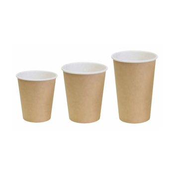 Стакан бумажный 400 мл (50) (1000) КРАФТ