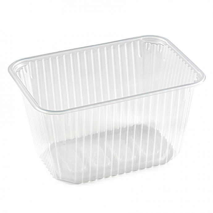 Контейнер прямоугольный 1500 мл 186х132х100 мм, прозр.РР (Ю)*100/500
