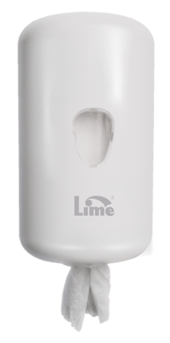 Диспенсер д/полотенец с центр.вытяжкой LIME mini 120м без дозатора (931120)