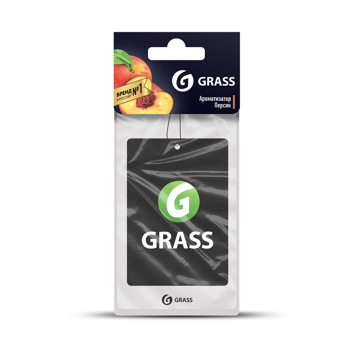 GRASS Картонный ароматизатор GRASS (персик)