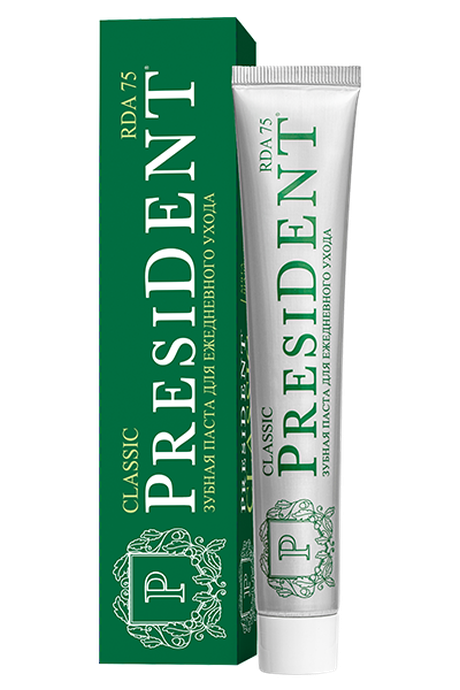 Зубная паста PRESIDENT Classic 75 гр