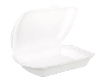 Ланч-бокс ВПС-1 секция (249*206*(35,30), белый в полиэтилене