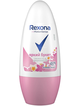 део-ролик  Рексона  ЖЕН.  Яркий букет    50 мл.         *6*24*