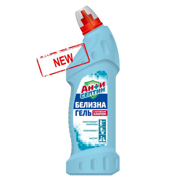 Антисептин отбеливатель жидкий Белизна гель-концентрат 750 г
