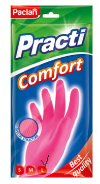 PACLAN PRACTI COMFORT ПЕРЧАТКИ РЕЗИНОВЫЕ L, ПАРА