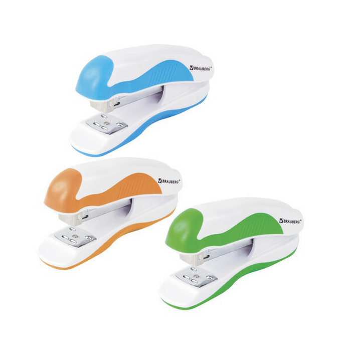 Степлер №24/6, 26/6 "BRAUBERG", до 25 листов