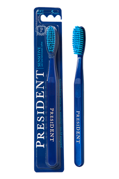 Зубная щетка PRESIDENT Sensitive (Цвет в ассортименте)