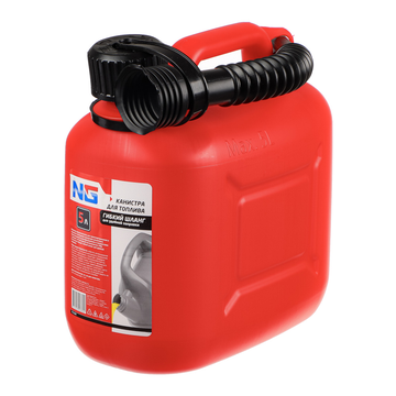 Канистра пластик , красная 5л