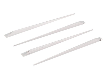 Пики декоративные "Призма" пластик, прозрачные, 9см, 500шт/упак, 35/24 упак/короб