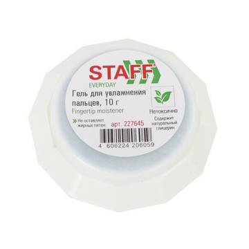 Гель для увлажнения пальцев STAFF "EVERYDAY", 10 г (Малайзия), нежирный, нетоксичный, 227645