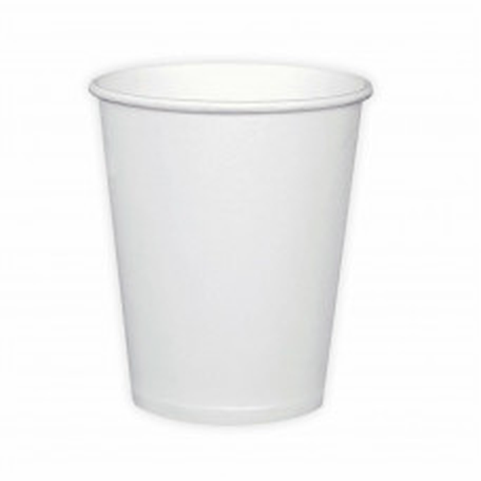 Стакан 250 мл для гор.напитков, Белый (крышка 24-8770)