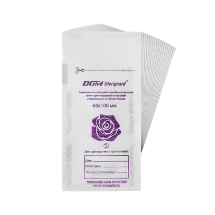 Пакеты комбинированные для стерилизации DGM Steriguard 60*100 мм №100/2000