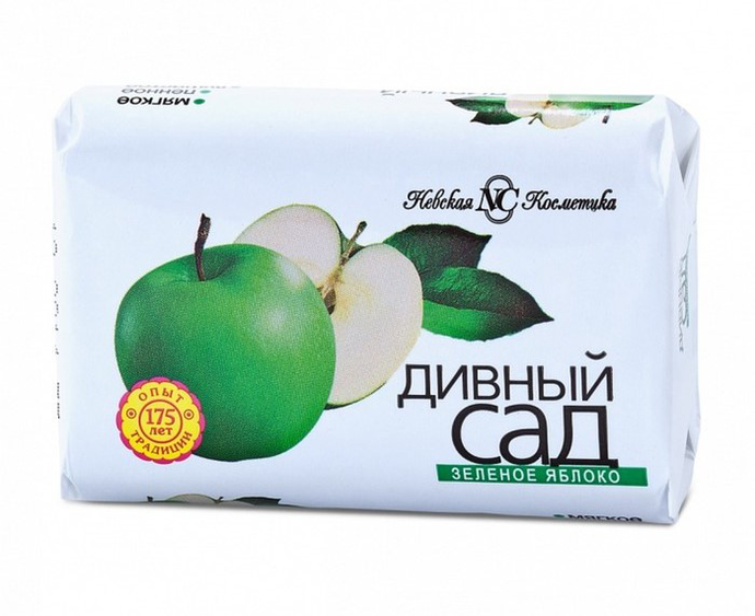 Мыло туалетное 90 гр Зеленое Яблоко 6*72