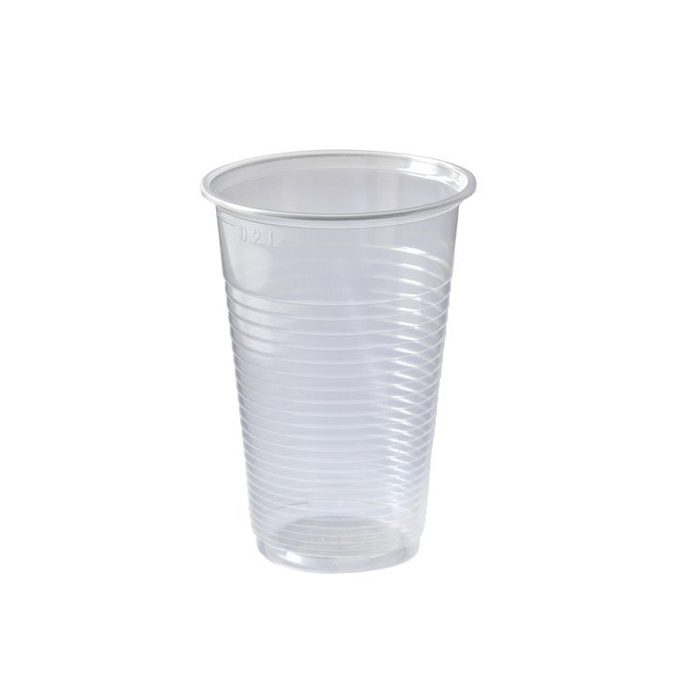 Стакан 200 мл прозрачный ЕВРО, 100/3000