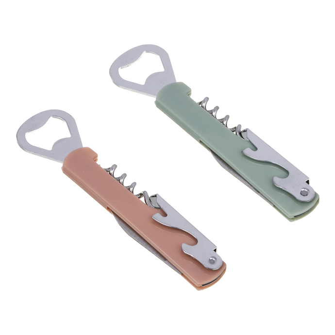 Штопор "Классик"14х3,5см нерж.сталь, полипропилен, 3 цвета