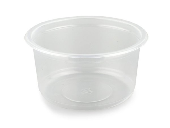 Контейнер круглый 350 мл д-115 мм, без крышки прозрачный ПП