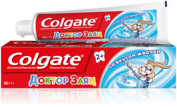 З/п. Колгейт детск.Доктор  Заяц  жвачка     50мл.   *12*48  / 5184