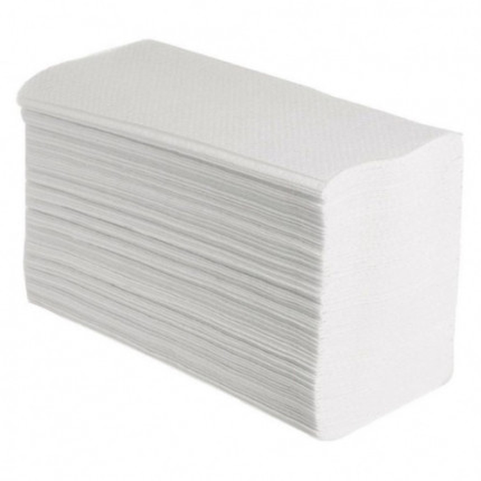 Полотенца бумажные листовые , V сложения, 1 слоя, 200 листов, вл.20, арт.С394 (ПП517-1ФОР200V)
