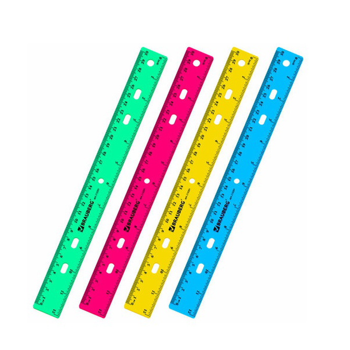 Линейка пластиковая 30 см