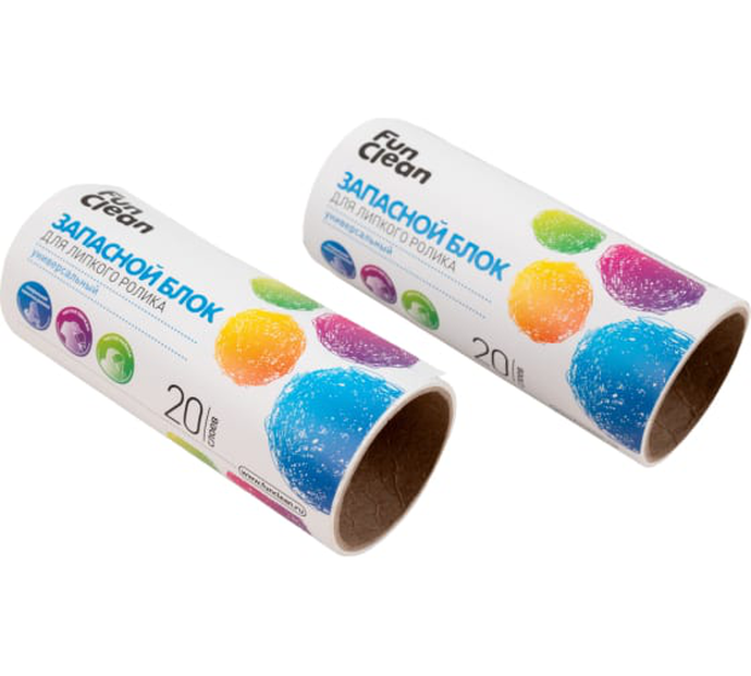 FUN CLEAN Запасной блок/лип.рол./одежды 2х20сл