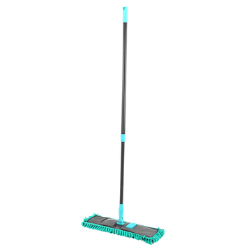 Швабра КОМПЛЕКТ флаундер 40см + МОП синель (ТИП К) + черенок 70-120см, ЛЮБАША БЮДЖЕТ