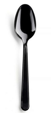 Ложка черная Премиум-Кристалл столовая 50шт/1500