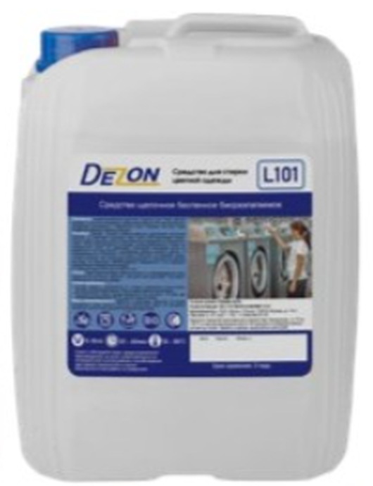 Дезон L101,  5,0 л. Средство для стирки цветного белья с энзимами