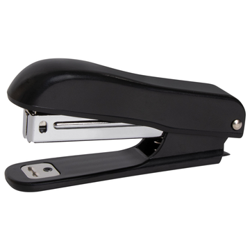 Степлер №10 STAFF Profit, до 12 листов,  с антистеплером, черный, 228737