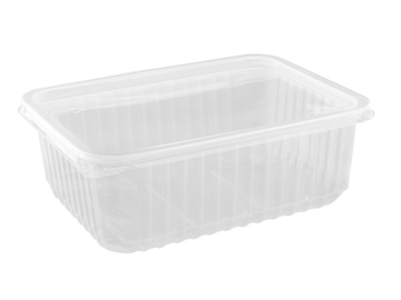 Контейнер прямоугольный 1000 мл 179*132*64 мм, прозрачный ПП (крышка 7917)