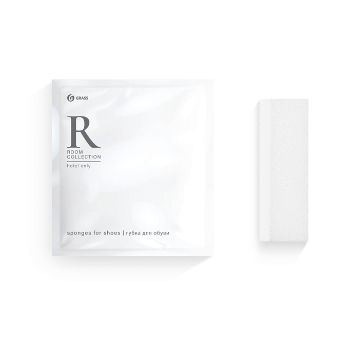 Губка для обуви GRASS "Room" (флоу-пак)/вл.100, HR-5008