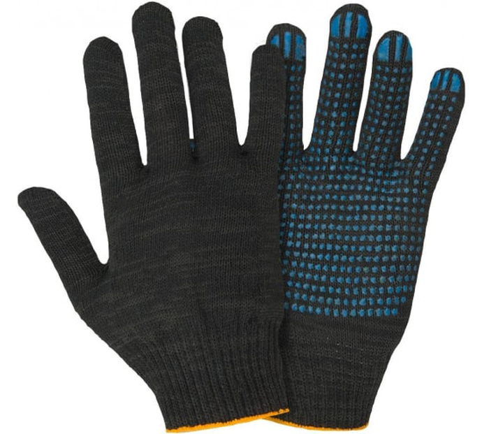 Перчатки х/б с ПВХ 4 НИТ.