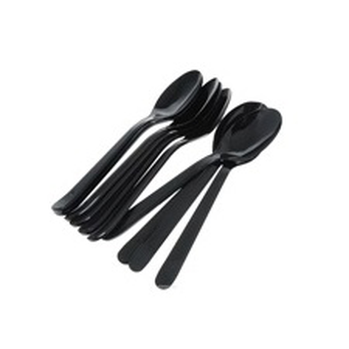 Ложка 18 см черная Премиум Компакт 48шт/уп