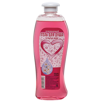 Гель для душа освежающий, 420 мл/20