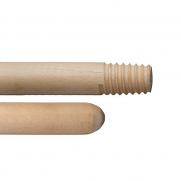 Черенок деревянный для швабры с резьбой 150 см