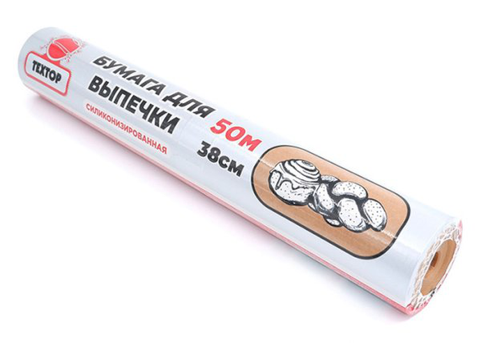 Бумага д/выпечки 38*50м "TEXTOP MasterBake" коричневая в пленке*12