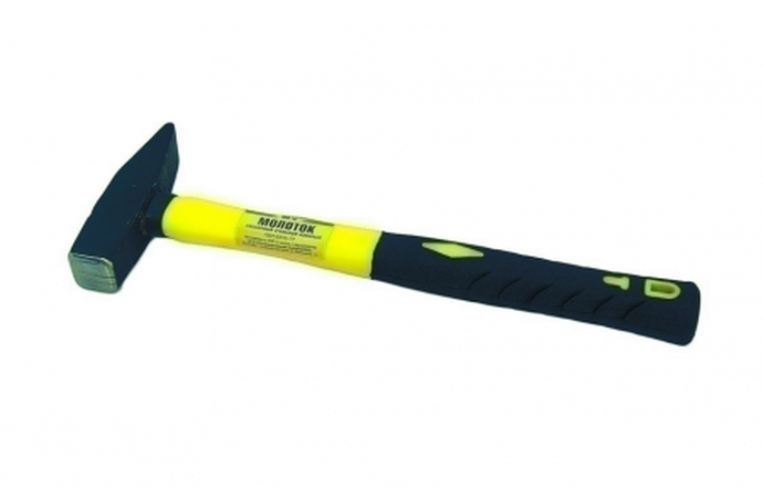 Молоток 0,5 кг квадратный боек с фибергласовой ручкой БМ 960305