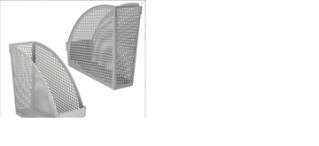 Лоток вертикальный для бумаг STAFF "Basic", 245х240х285 мм, сетчатый