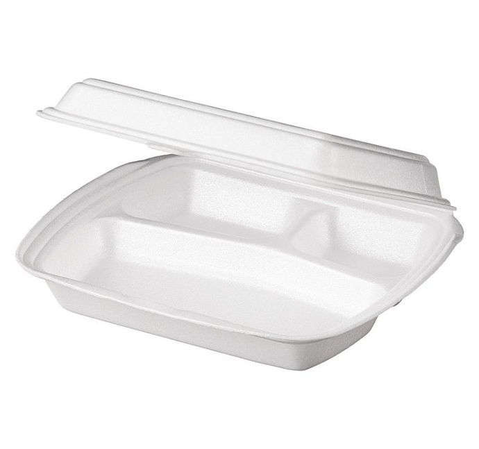 Ланч-бокс LBE-3 "А" бел (100шт/упак)