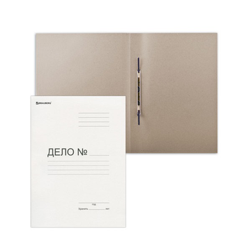 Скоросшиватель картонный плотность 400г/м2, до 200л