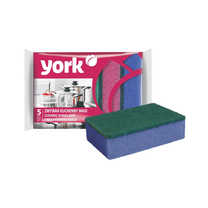 Губки для посуды Макси Йорк 5 шт