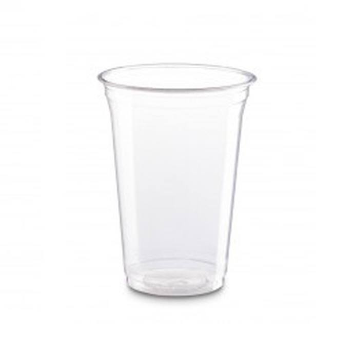 Стакан 400 мл прозрачный 50/1000 (крышка 8225)